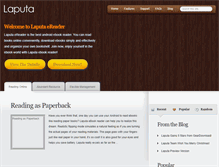 Tablet Screenshot of laputareader.com